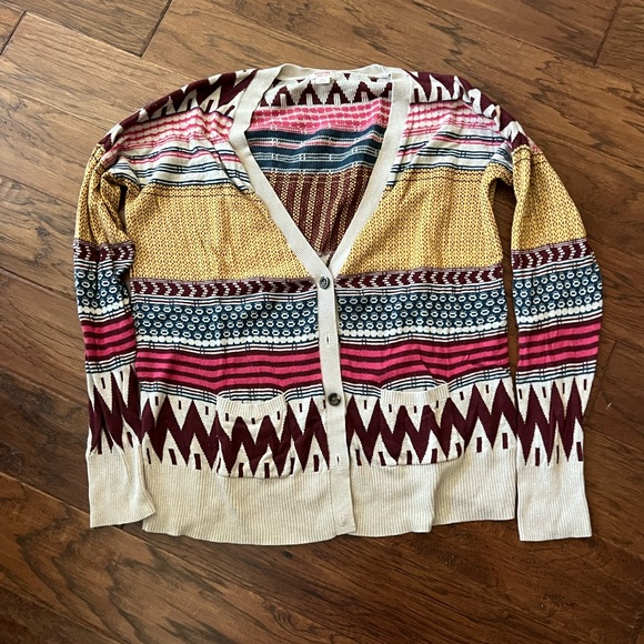 Oversized printed cardigan - Picture 3 of 4